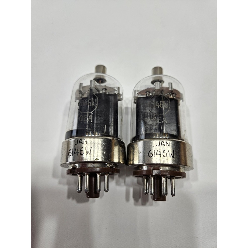 2 RCA 6146W Vintage NOS Ham Radio‎ Transmitter Amplifier Tube No Box QEA PEA